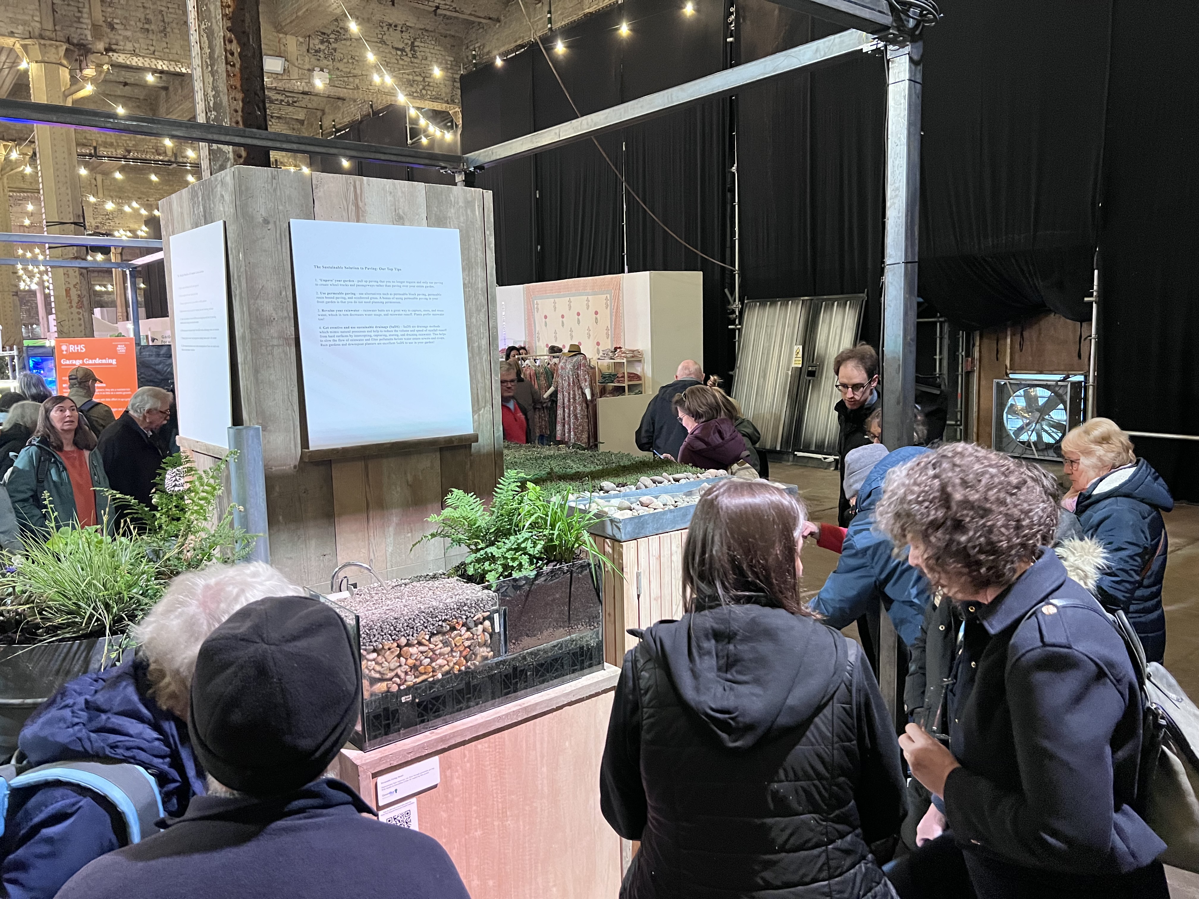 Rainwater Capture Cube at RHS Urban