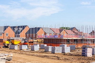 Large housing development being built
