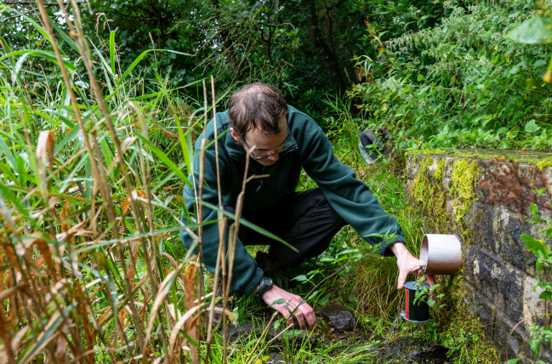 River ranger in the weeds