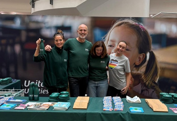 United Utilities Arndale pop-up stall