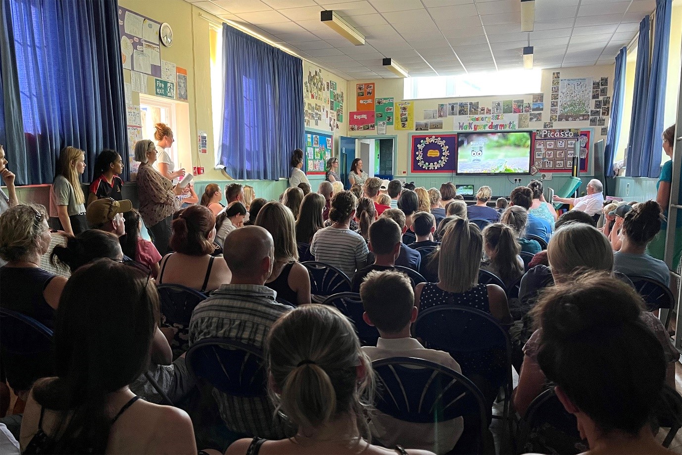 Children in a classroom