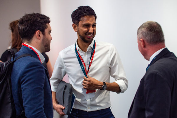 3 Finalists having a conversation