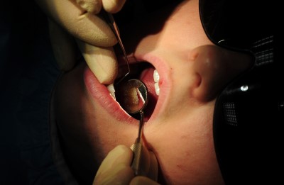 Picture of a dentist patient