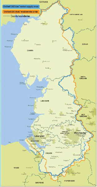 Map of North West