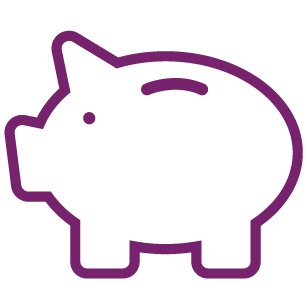 Piggy bank icon