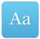 Aa button icon