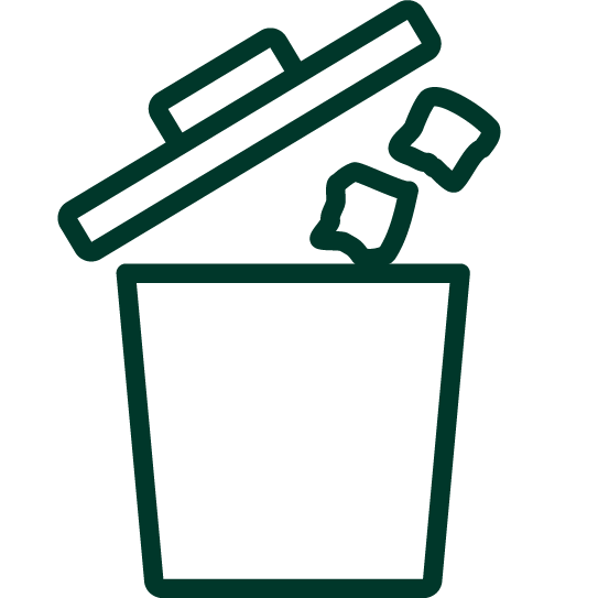 Bin icon Bin icon