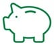 Piggy bank icon