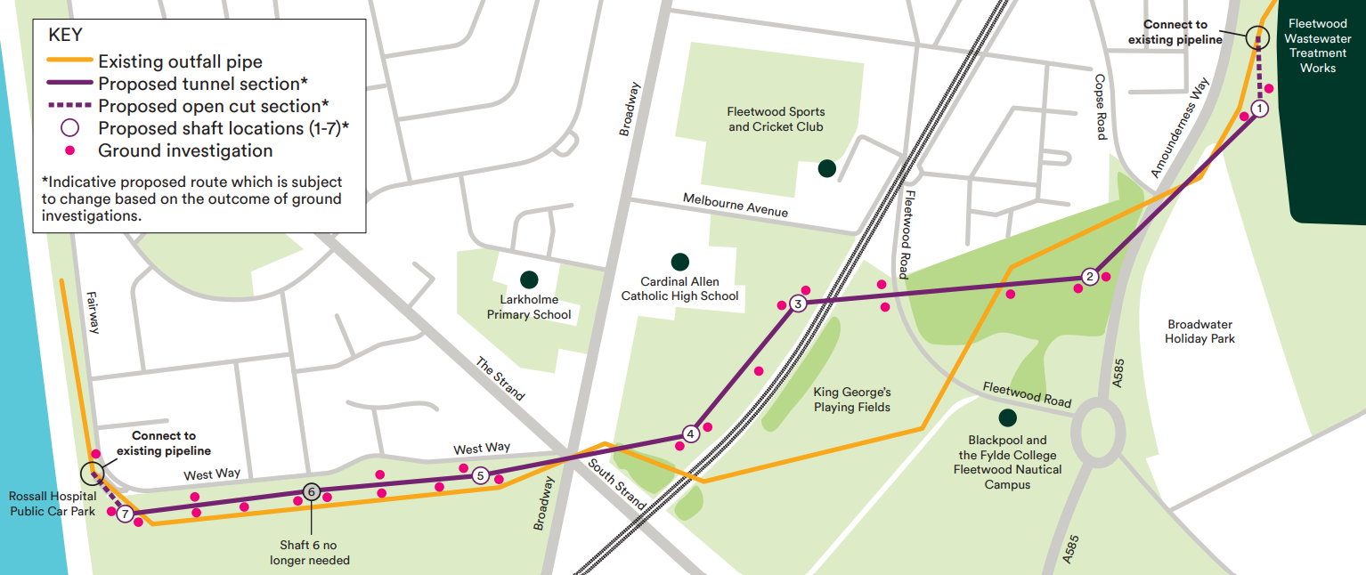 Rossall Map Overview map of Rossall
