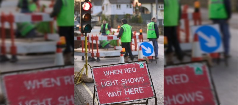 Road digsite