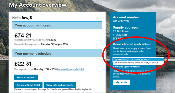 United Utilities Can I Register More Than One Property In My Account