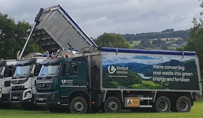 United Utilities vans