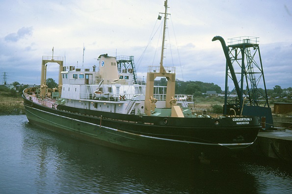 A boat in the North Sea