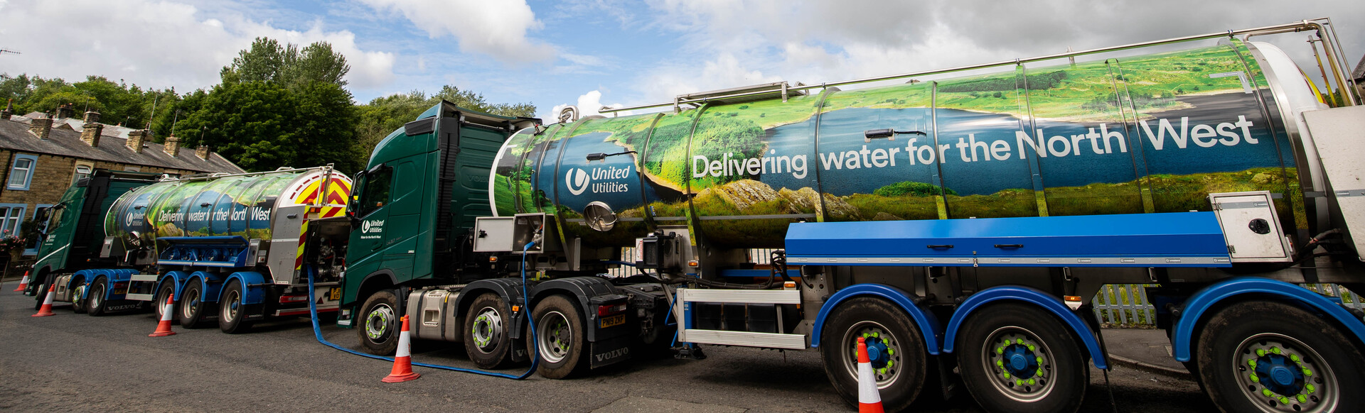 United Utilities water tankers