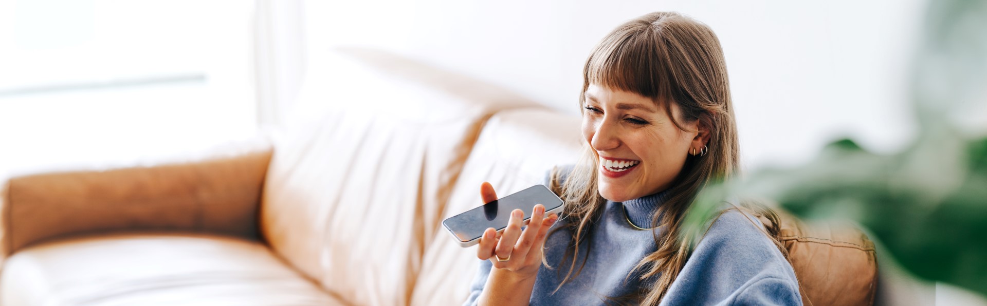 Woman on phone