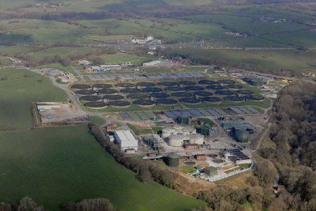 Treatment works at Blackburn, Darwen and Nabs Head